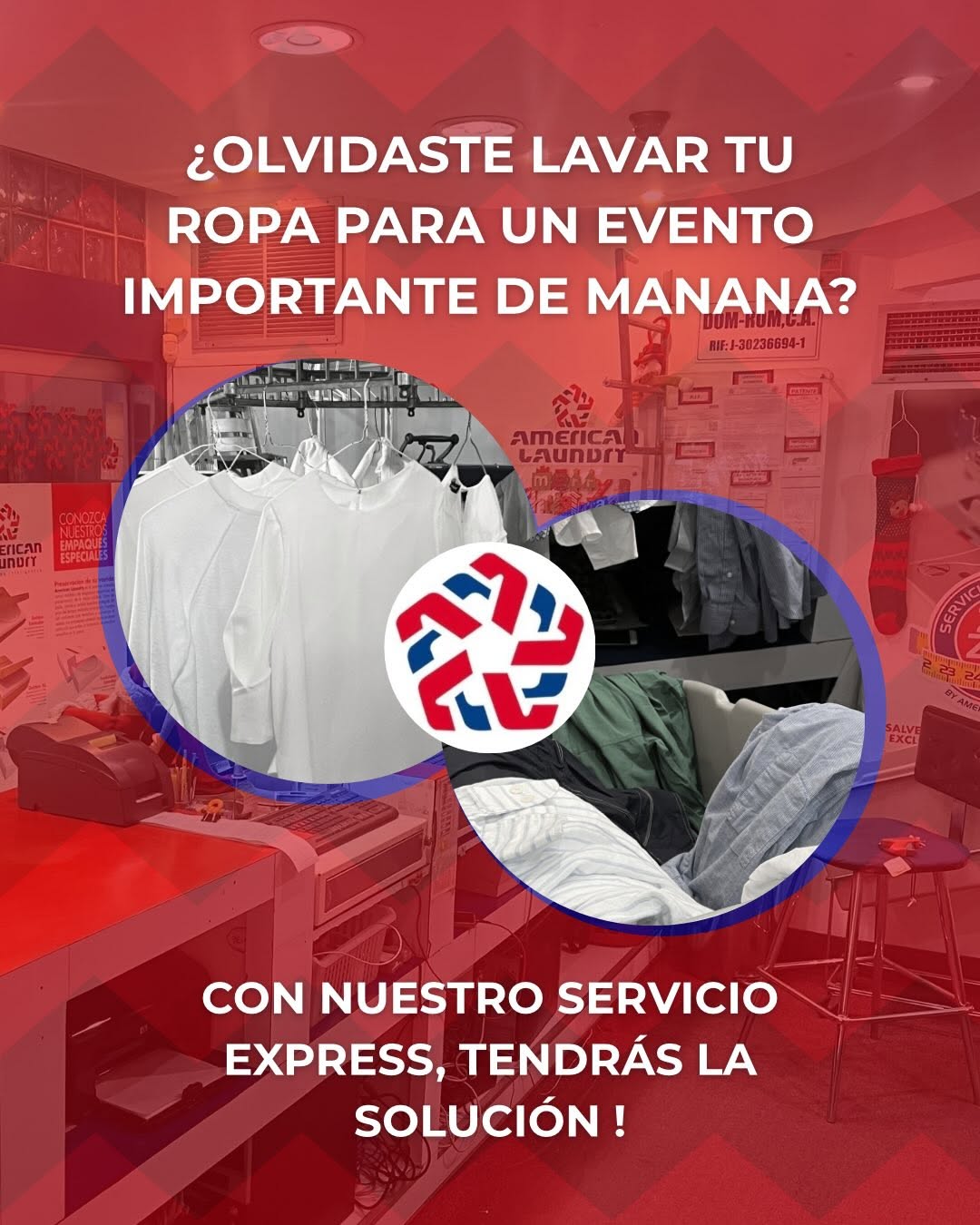 Proceso de lavado en seco