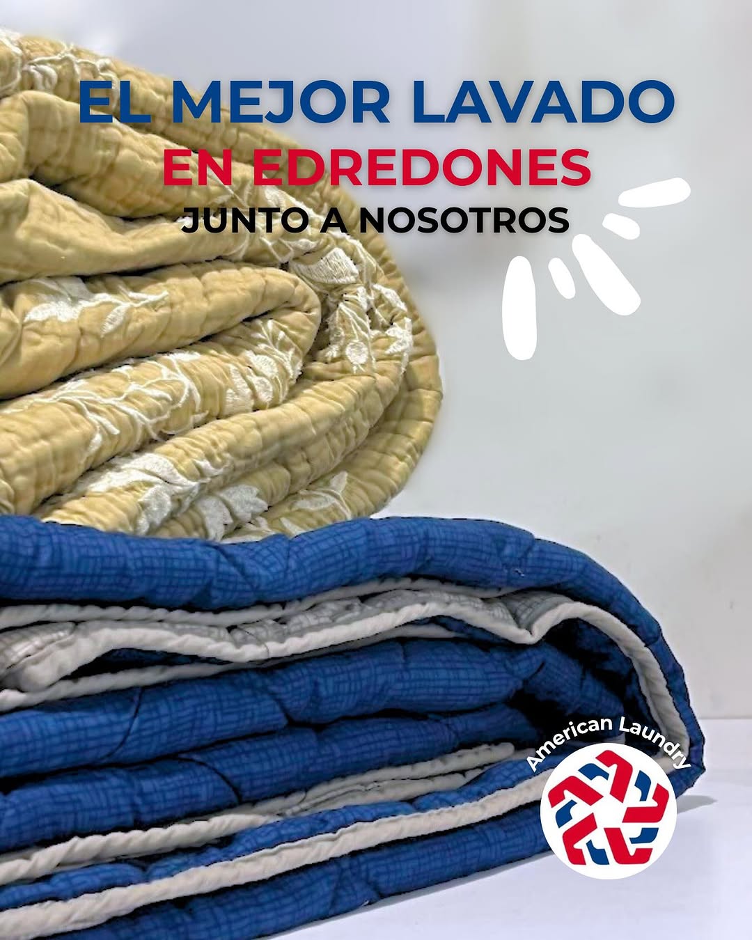 Detalle de prendas tratadas en American Laundry