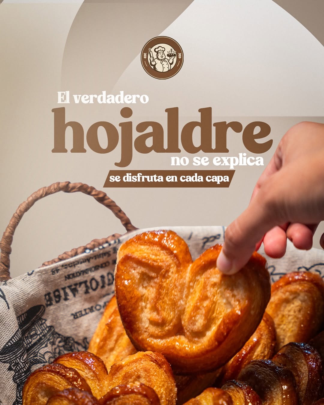 Hojaldre artesanal doradito de Georges Boulangerie